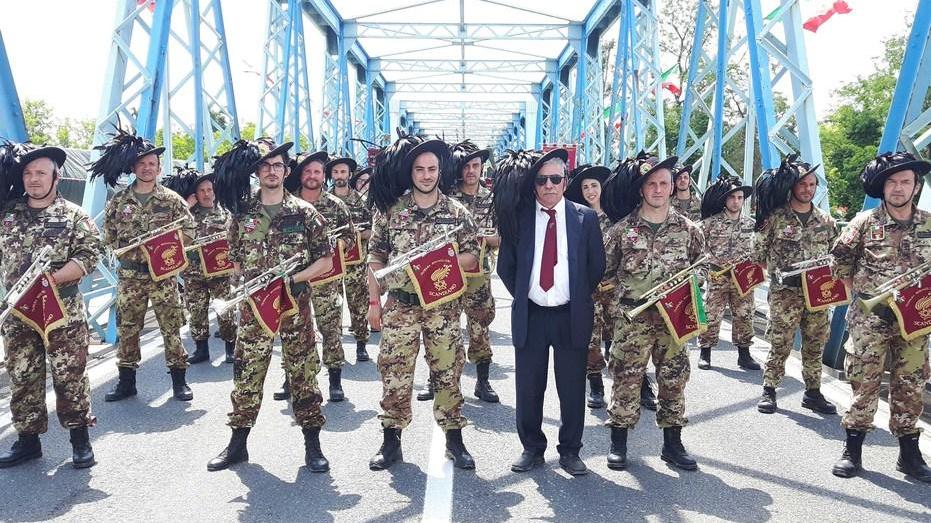 La fanfara dei bersaglieri sul Piave