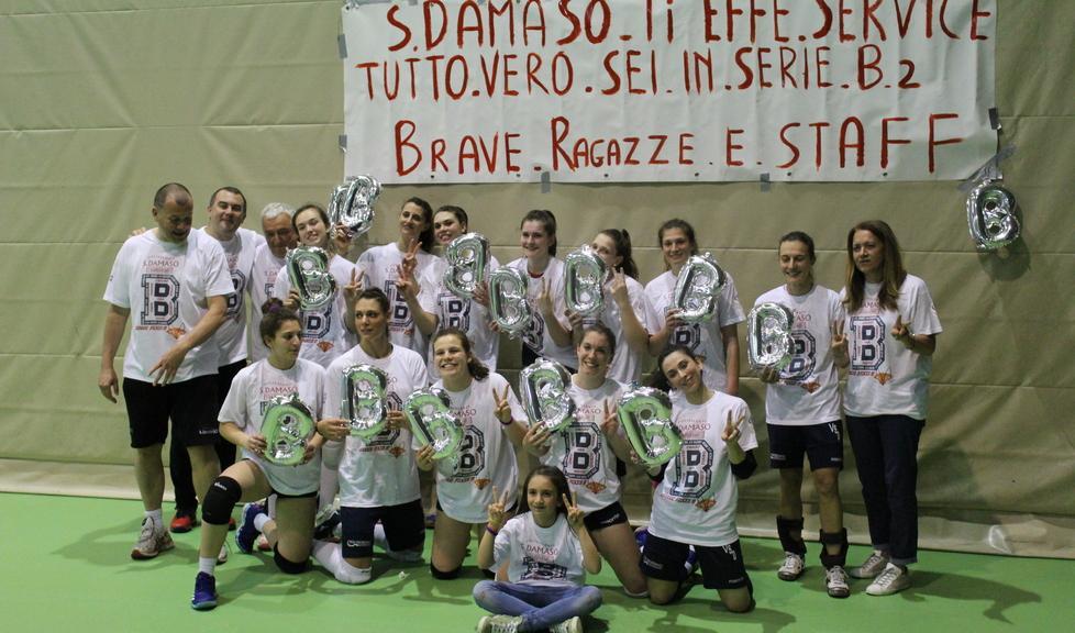 Volley femminile: Ti-Effe S.Damaso, la stagione perfetta 