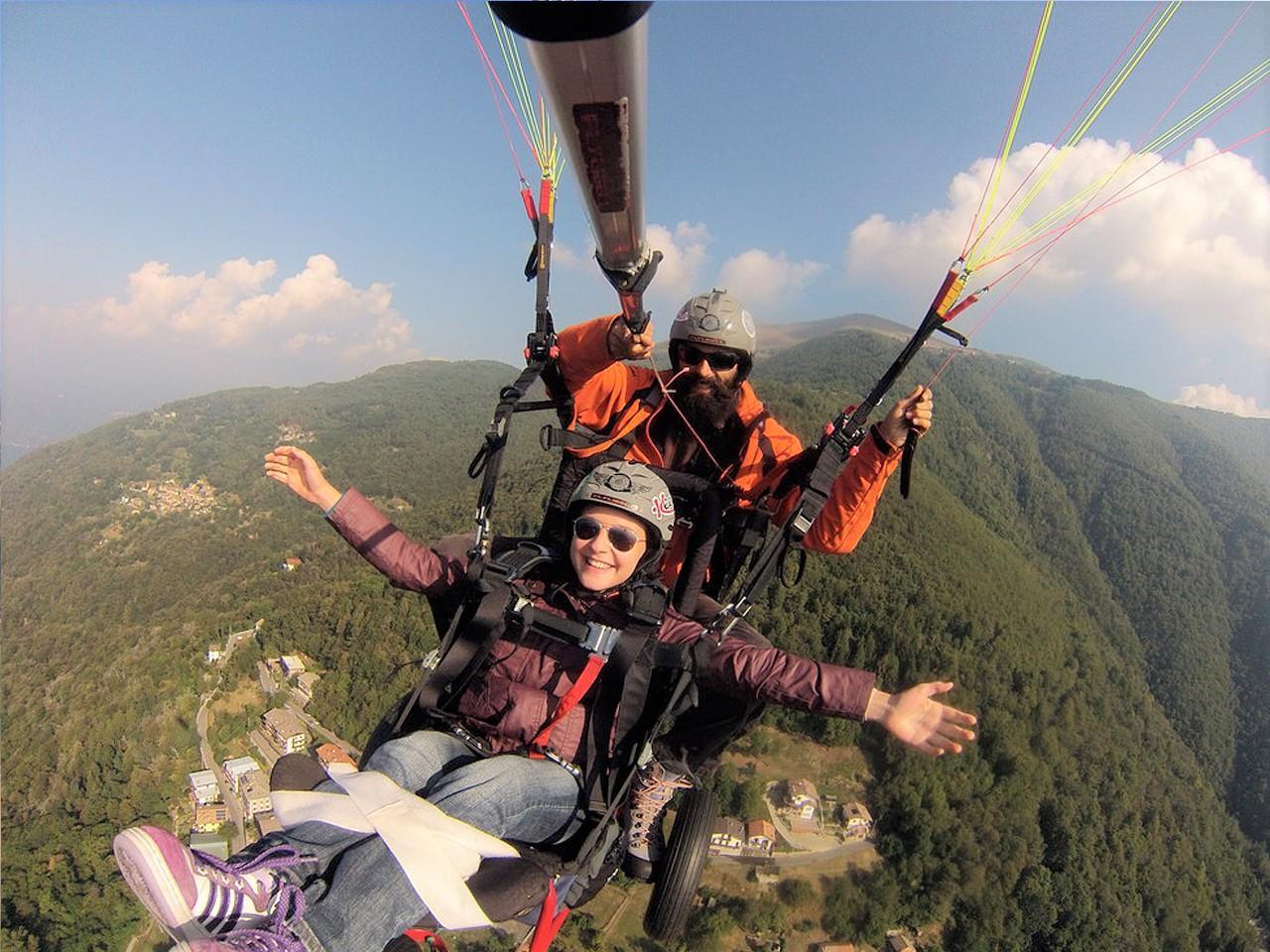 "Nei nostri sogni possiamo volare": a Sedini disabili in parapendio