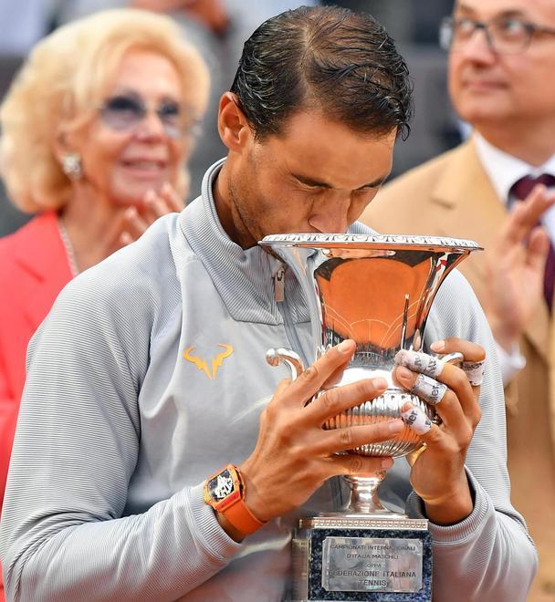 Nadal è ancora il re di Roma Nelle donne Svitolina regina