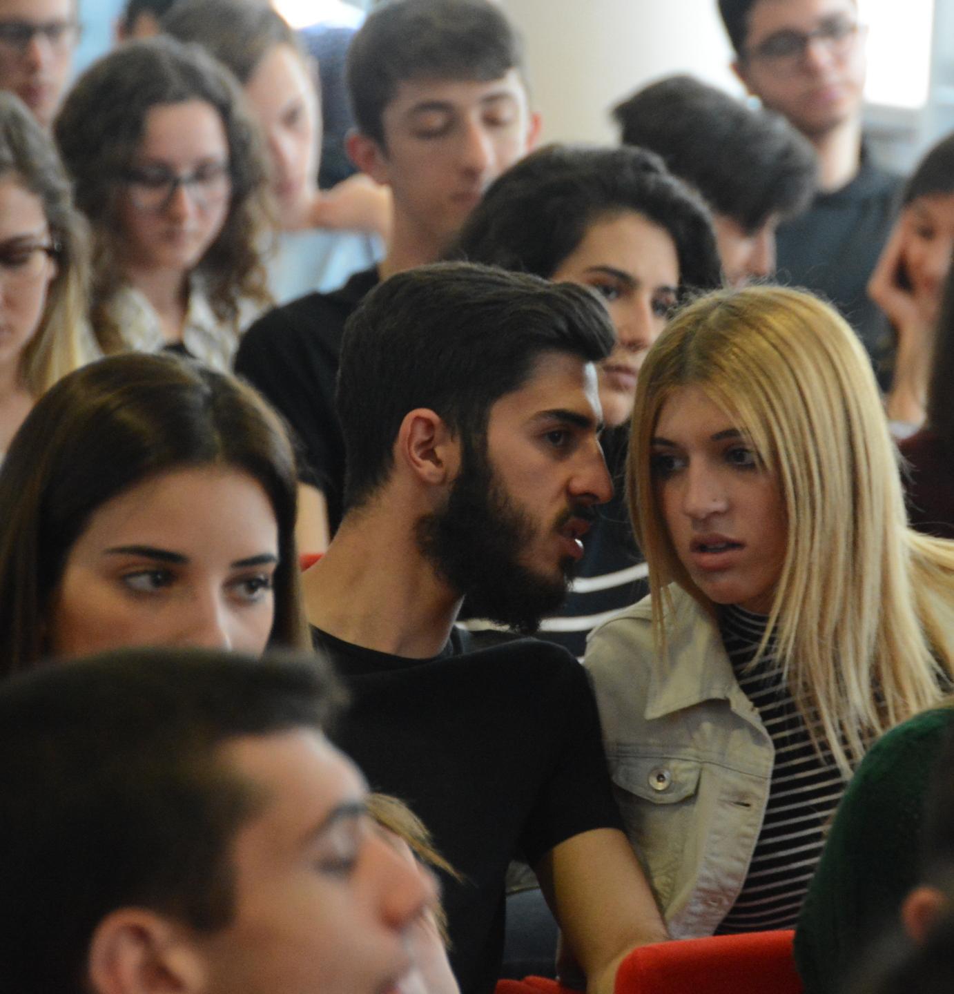 Incontro con il rettore Carpinelli