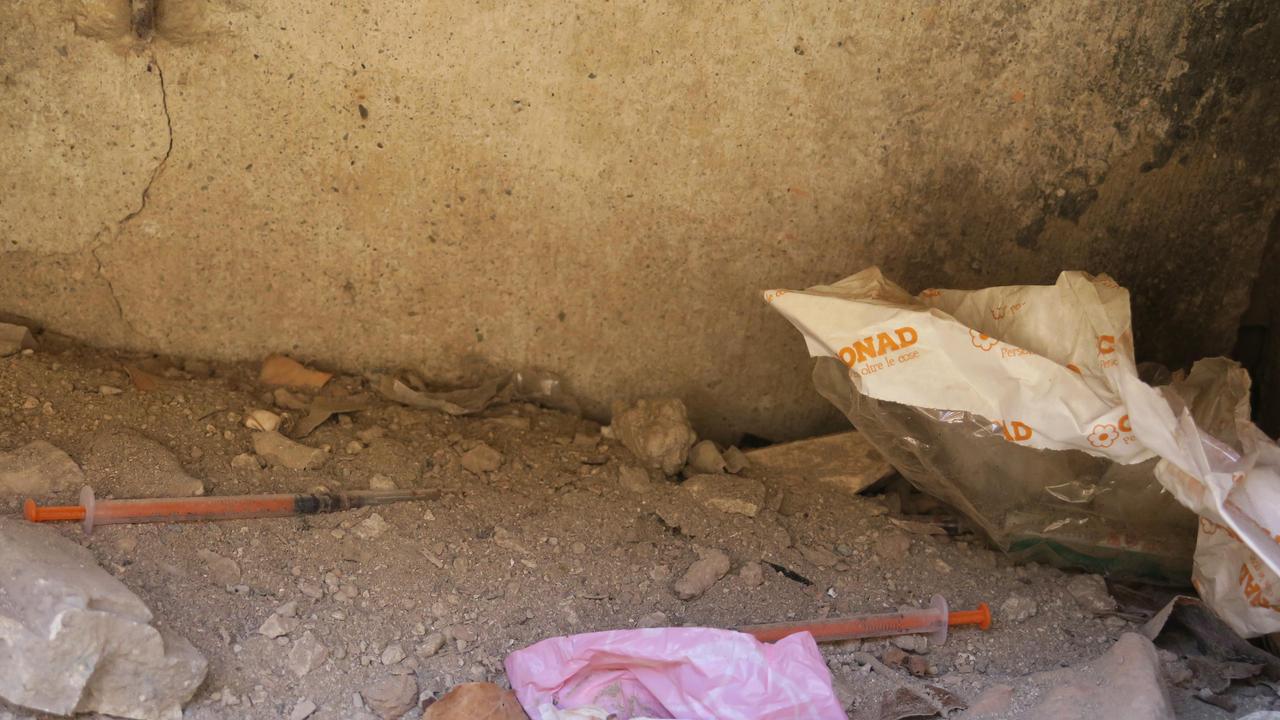 Siringhe in Fortezza Nuova (alla fine della galleria: Repetti/Pentafoto)