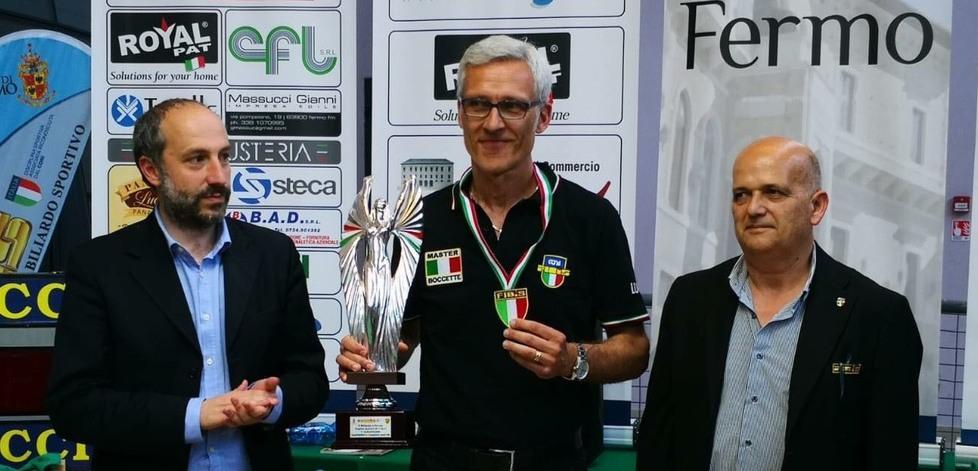 Gianni Lugli campione d’Italia di boccette