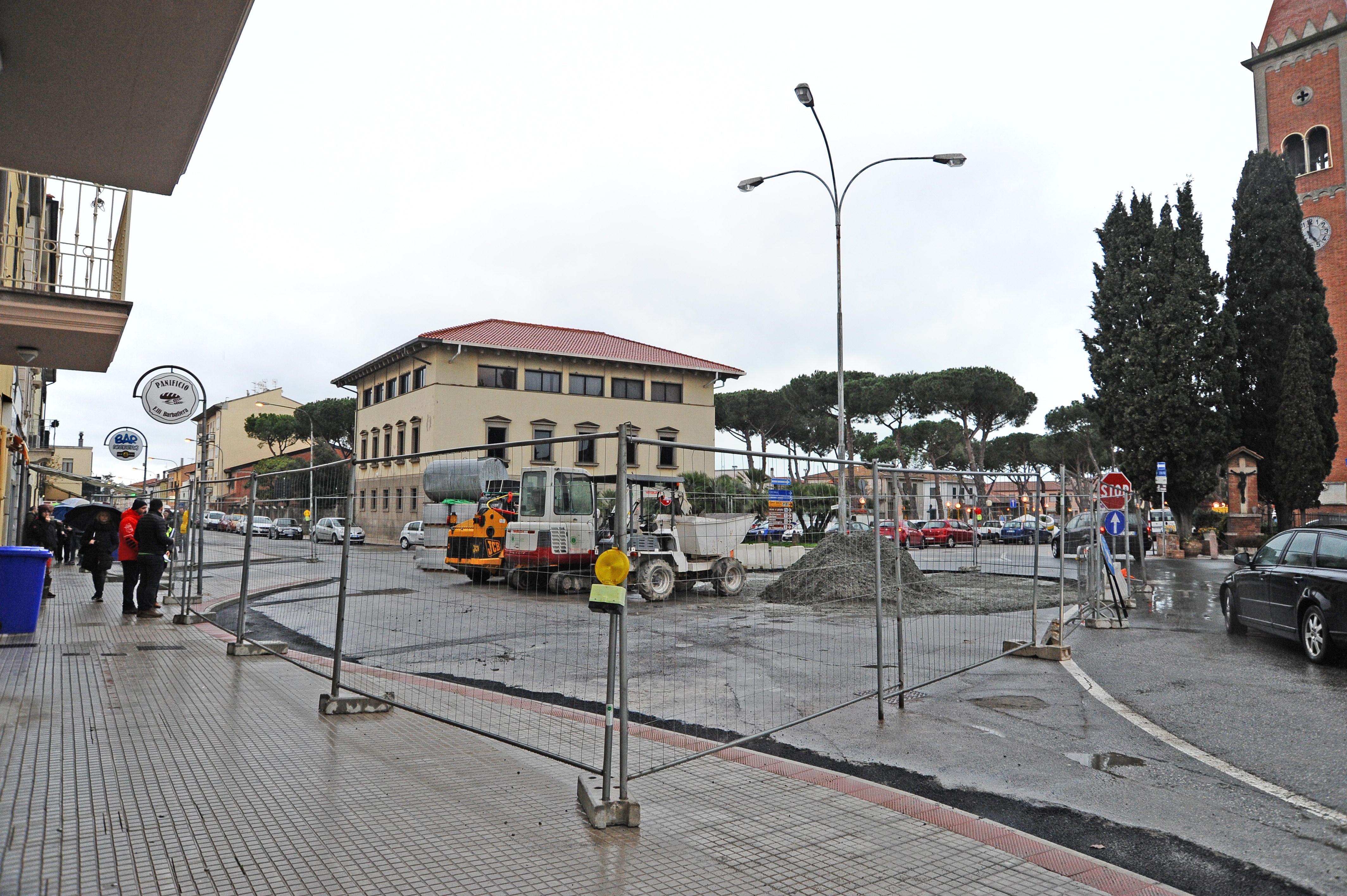 Il cantiere a Palazzi