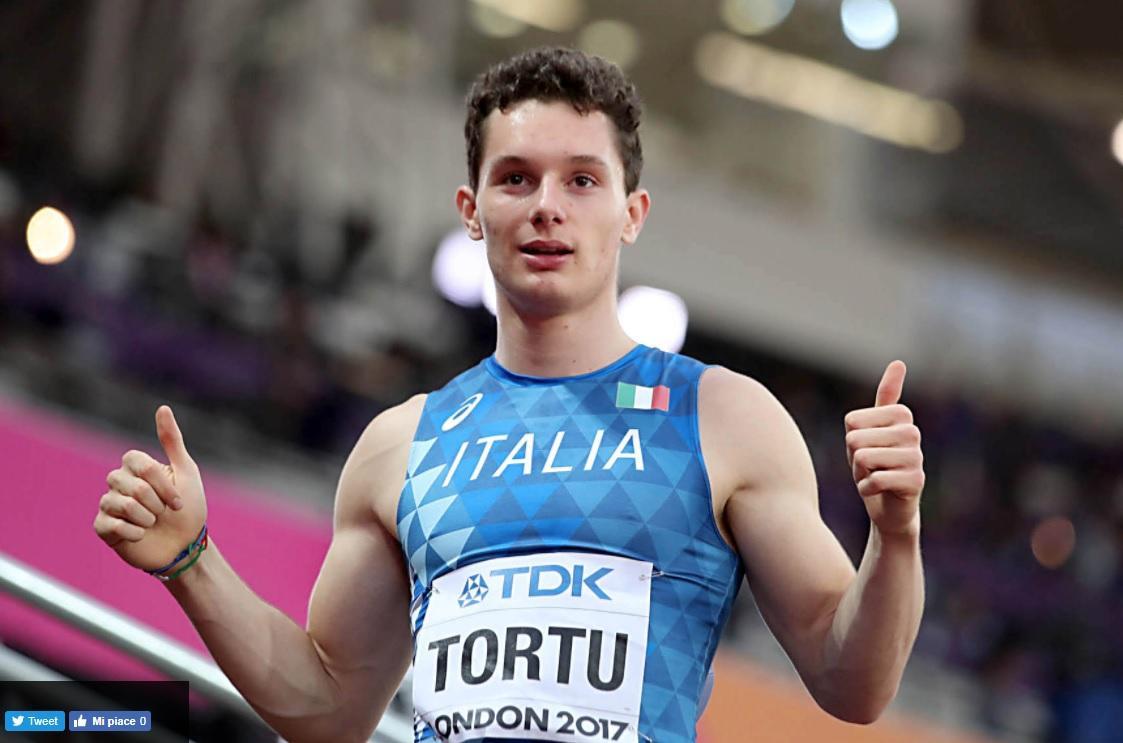 Filippo Tortu in un'immagine di repertorio