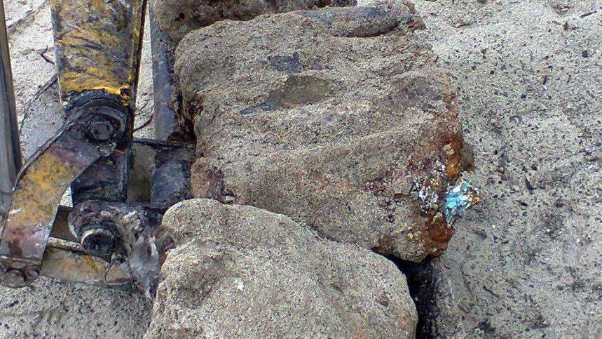 Sotto la sabbia c’è un arsenale della Guerra