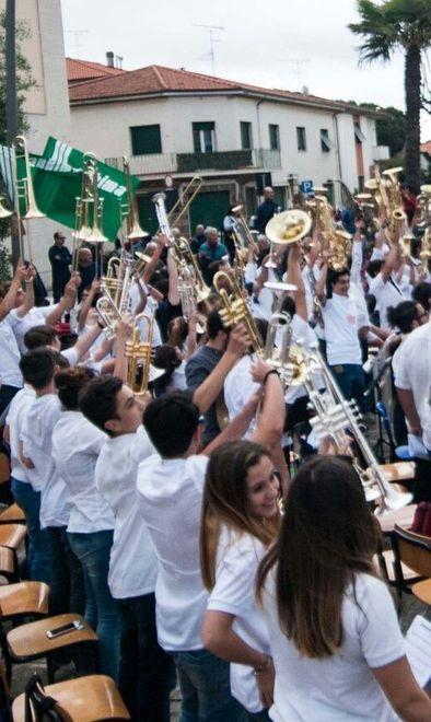 Galantara Junior Band nel maxi concertone in piazza a Rosignano 