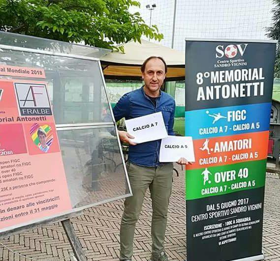 Calcio, via al Memorial Antonetti