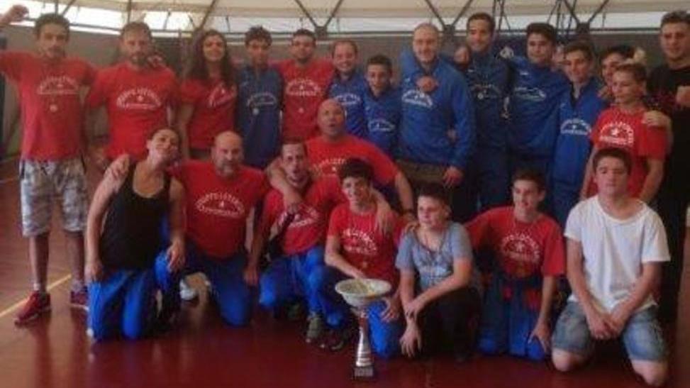 Lo splendido en plein firmato ai regionali dal Gruppo Lottatori