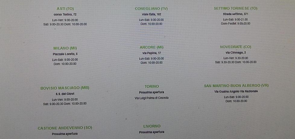 È il trentacinquesimo punto vendita del gruppo