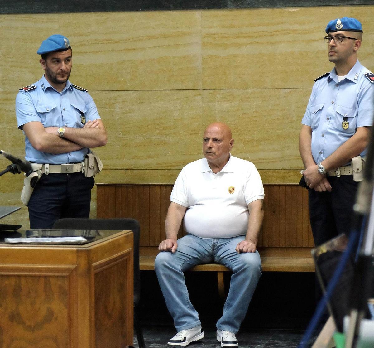 Graziano Mesina in tribunale
