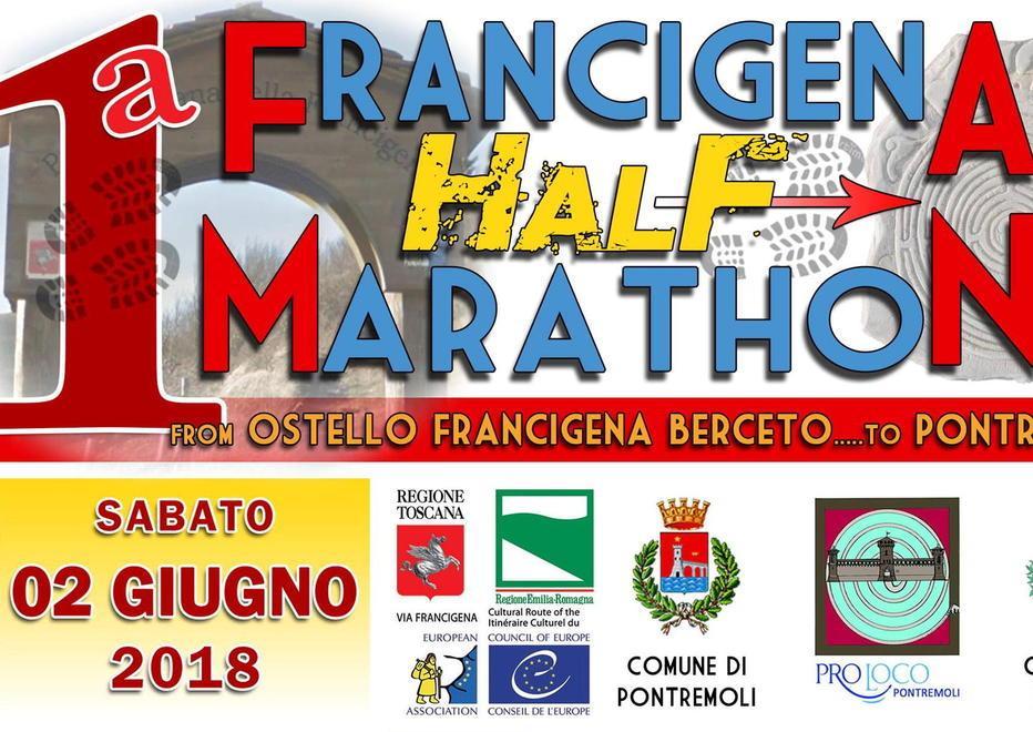 Maratona di 22 chilometri lungo la via Francigena 