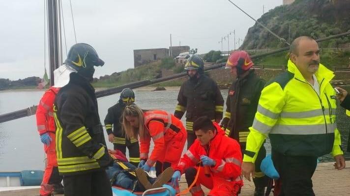 Esercitazione in porto a Castelsardo