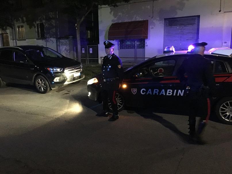 L'intervento dei carabinieri sulla rissa