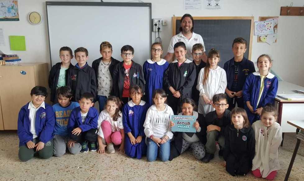 Lavagna Lim nella scuola di Roccastrada