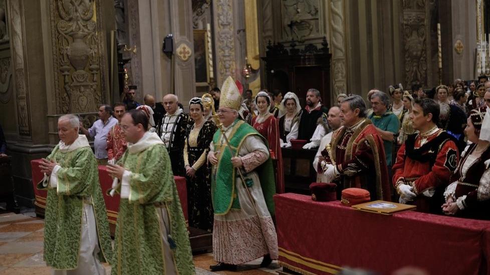 La benedizione dei Palii col vescovo