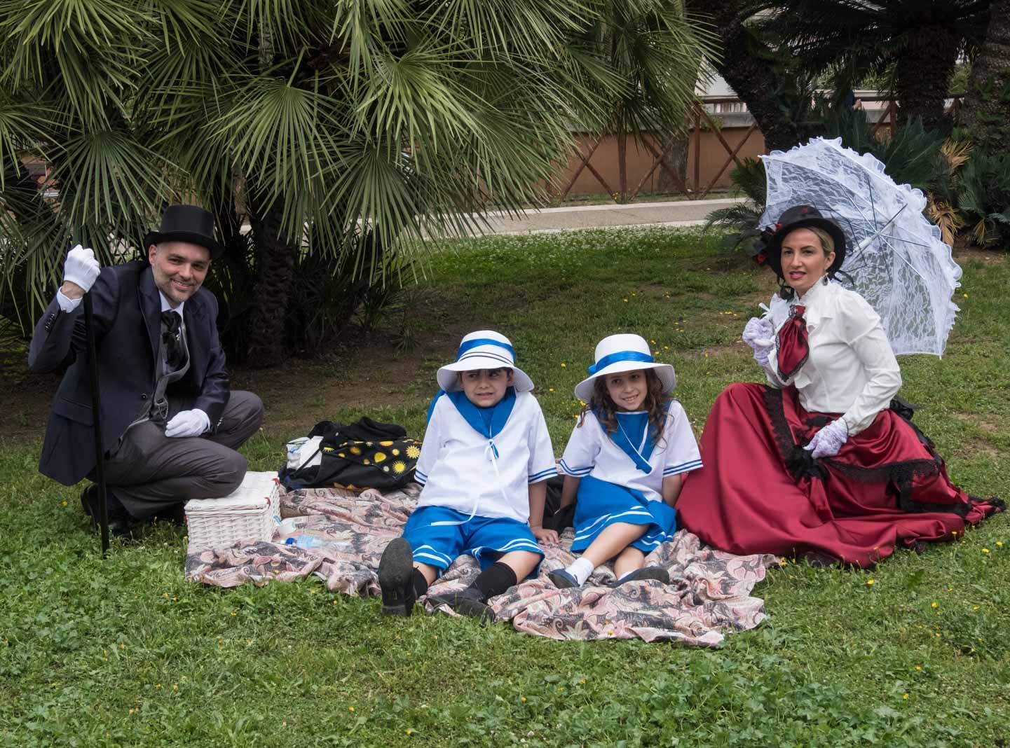 La Grande Jatte ai Giardini pubblici di Cagliari (foto Mario Rosas)