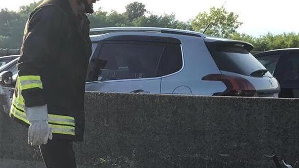 Incidente, ferita una donna