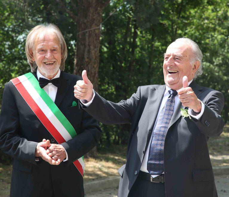 L’ex sindaco-sceriffo si è sposato nel feudo dell’Emilia leghista 
