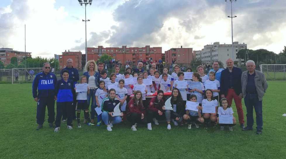 Calcio donne, festa al San Cataldo 