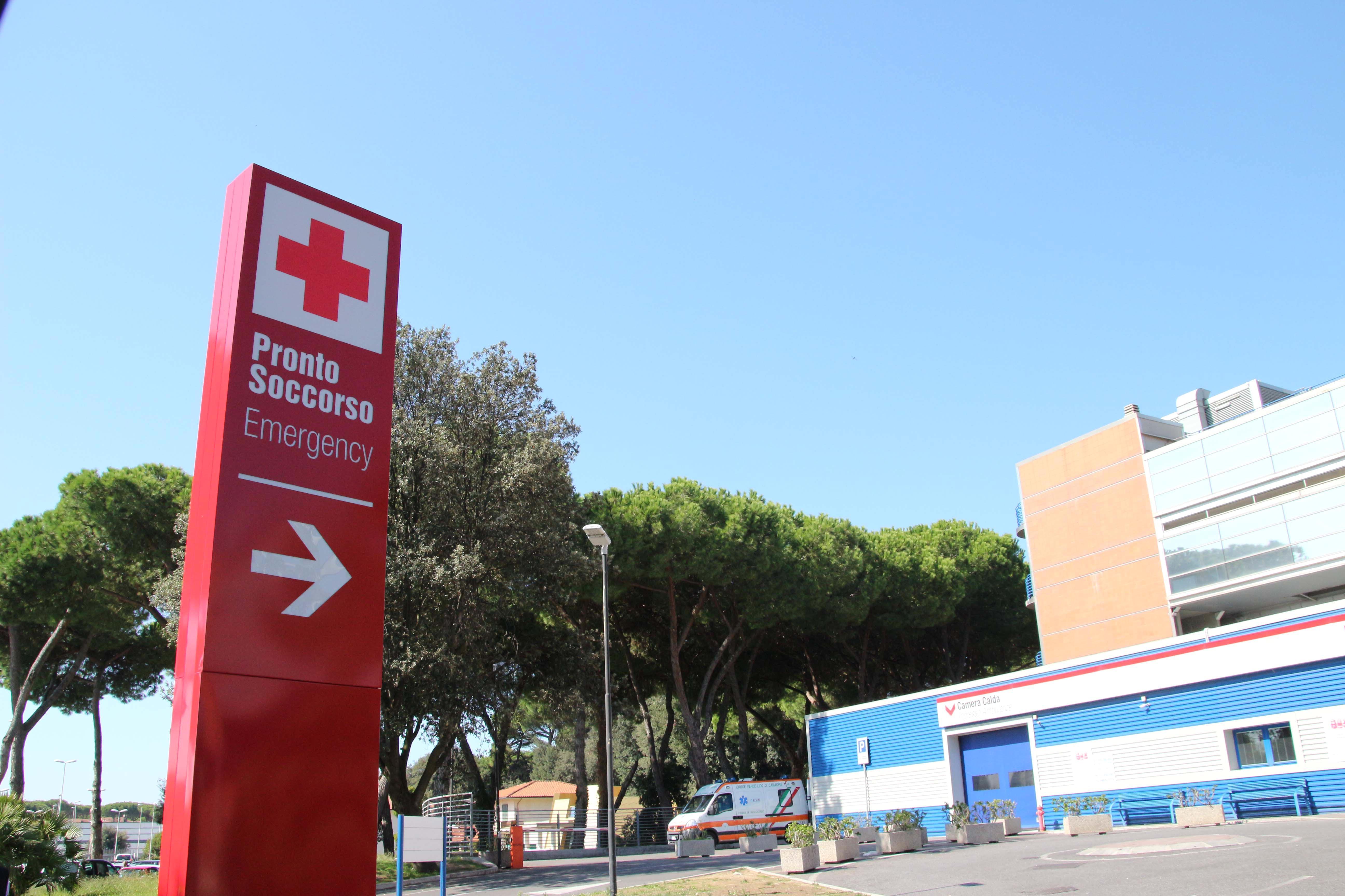L'ingresso del Pronto soccorso