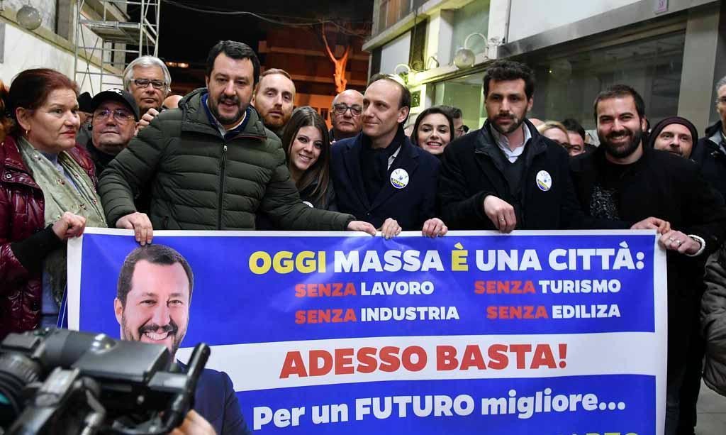 Arriva Salvini, la città è blindata