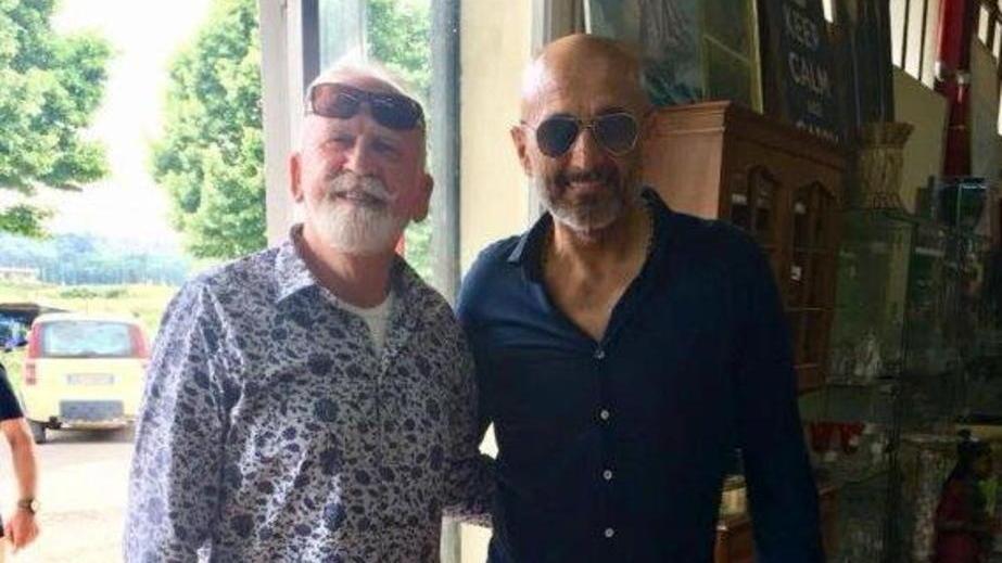 Mister Spalletti alla mostra Biscottini