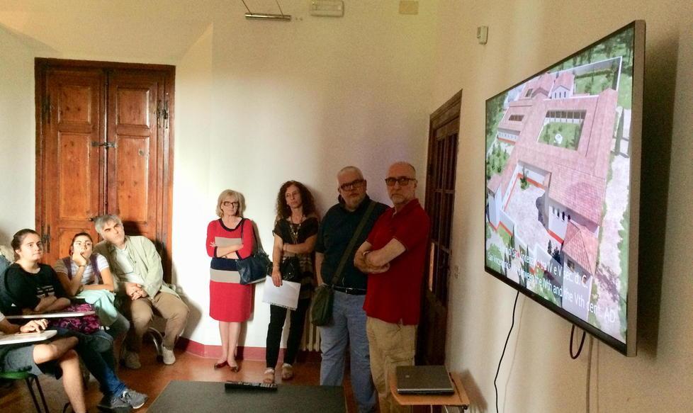 La storia della villa romana nel video girato dai ragazzi