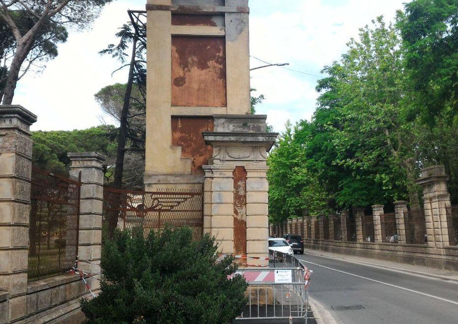 Crolla intonaco di una Torretta