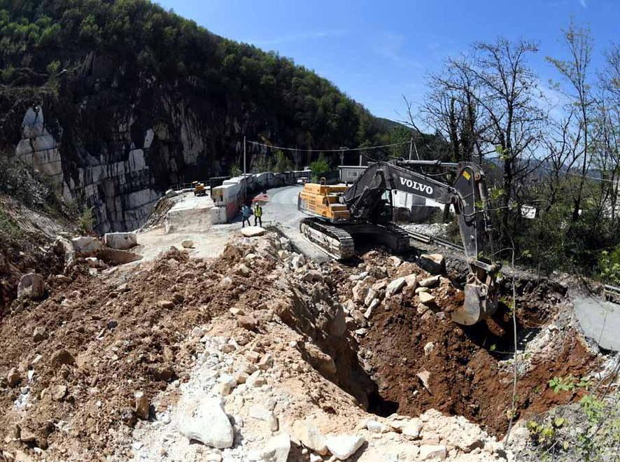 Strada per Colonnata: riapertura l’8 giugno 