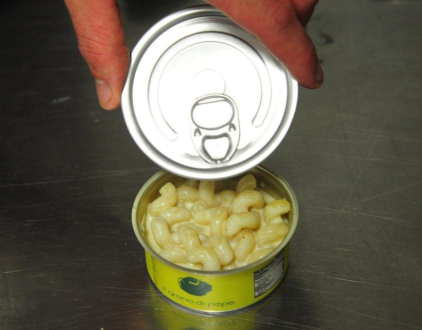 Macaroni and cheese in lattina provocatoria versione della pasta