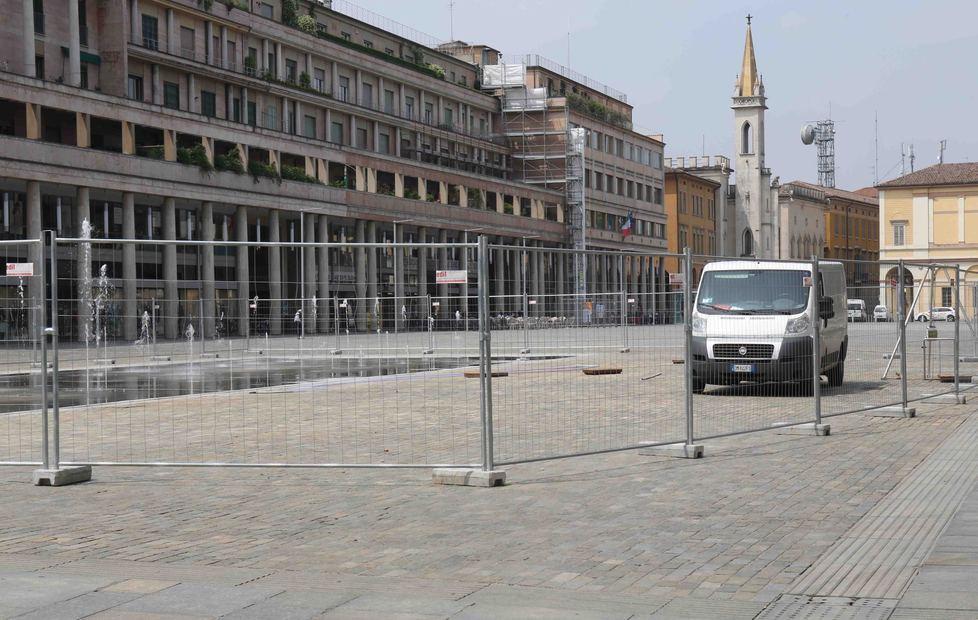 Reggio Emilia, il 2 giugno si riaccende dopo mesi la fontana del Valli 