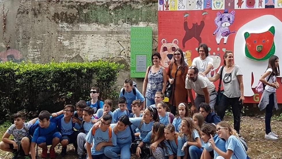 Gigiballa “murales” al Parco Pertini