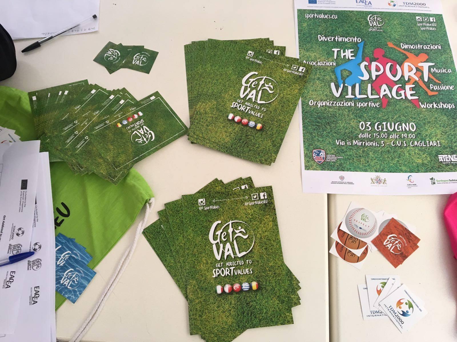 L'iniziativa Sport Village  è in programma domenica 3 giugno