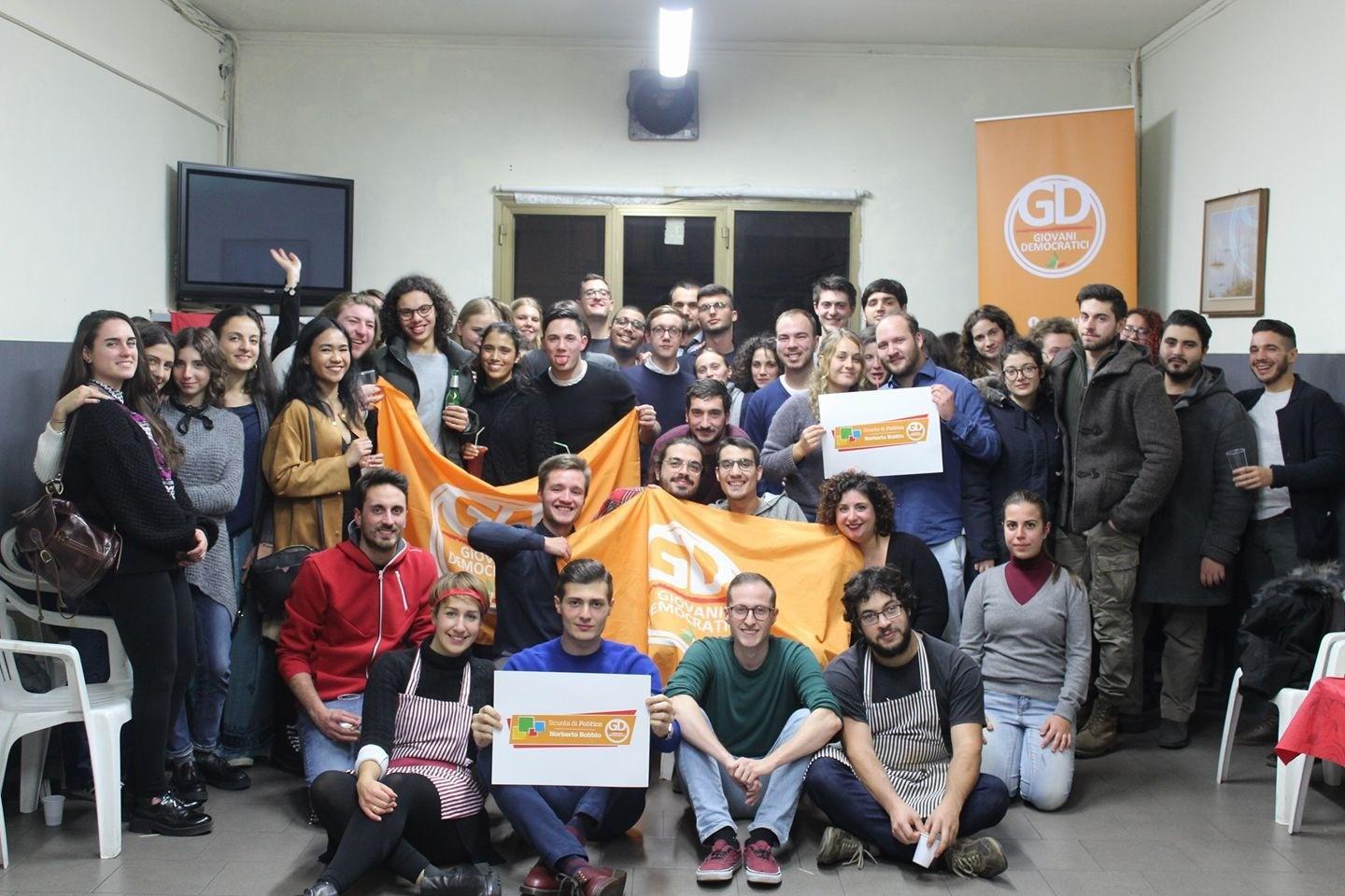 Foto di gruppo dei Giovani democratici