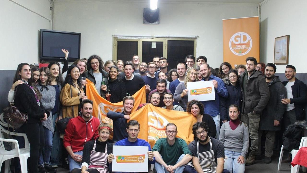 Foto di gruppo dei Giovani democratici