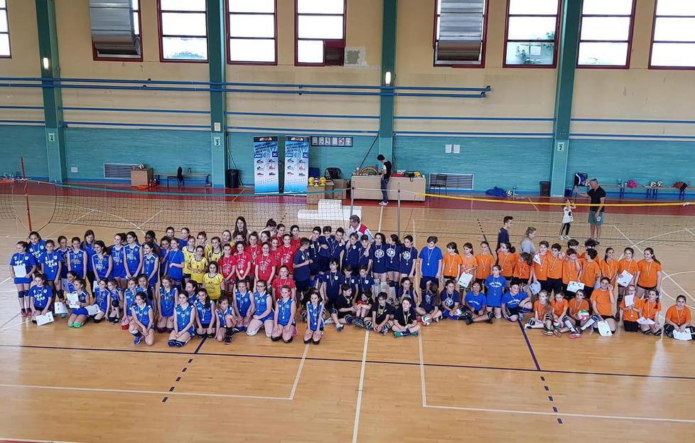 Festa grande per la chiusura del minivolley