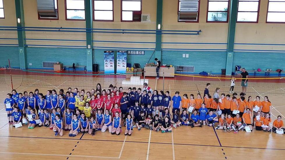 Festa grande per la chiusura del minivolley