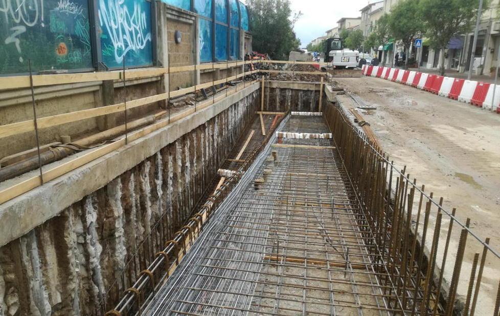 Nuovo sottopasso terminato lo scavo per la rampa 