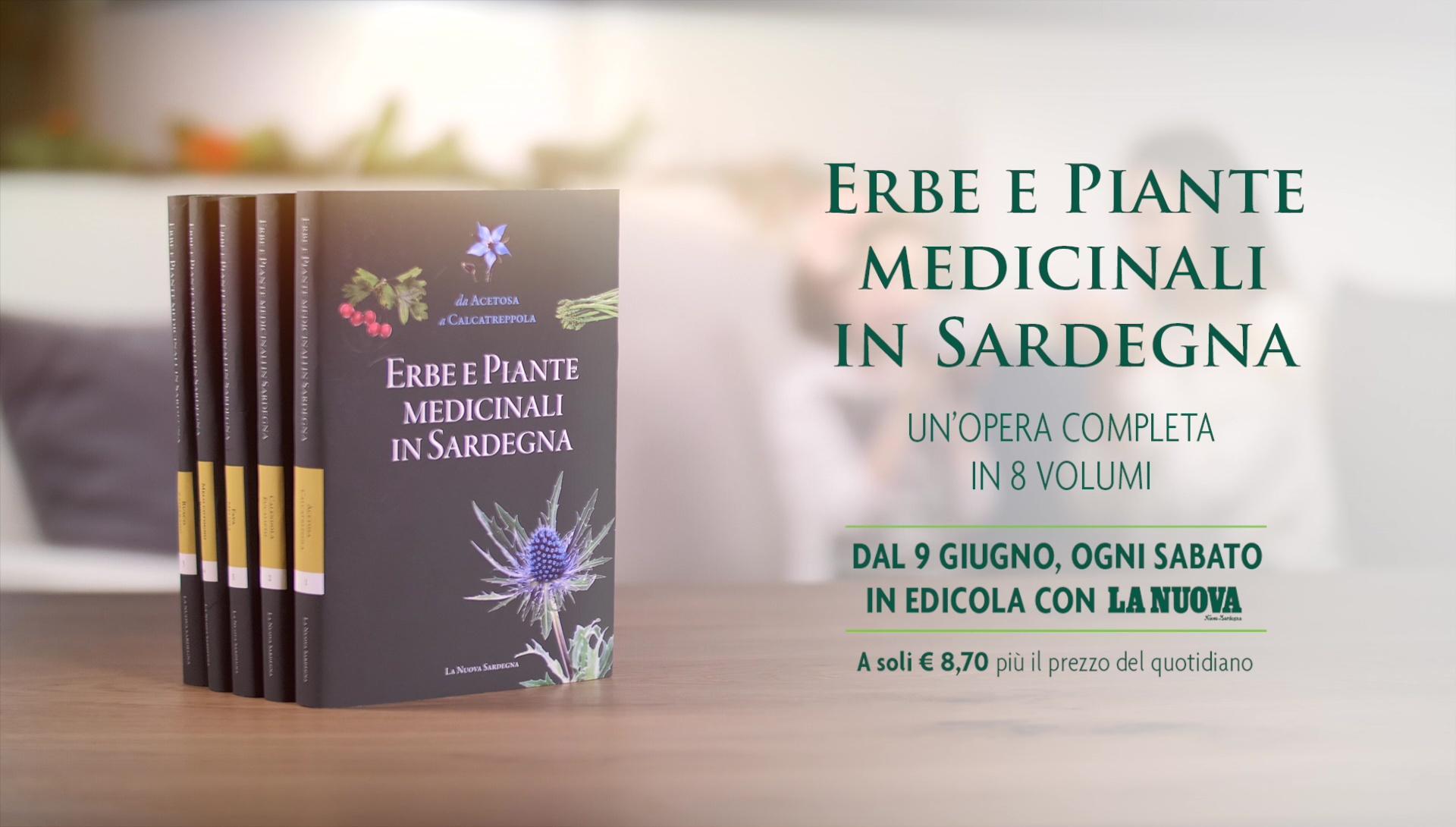 Erbe e piante medicinali in Sardegna: un'opera completa in 8 volumi