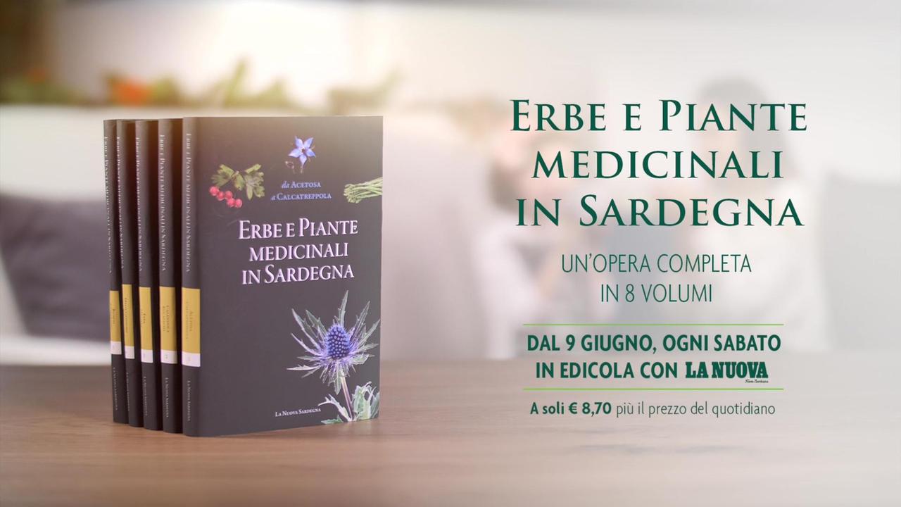 Erbe e piante medicinali in Sardegna: un'opera completa in 8 volumi
