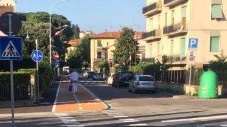 Incidente sulla pista ciclabile, un ferito