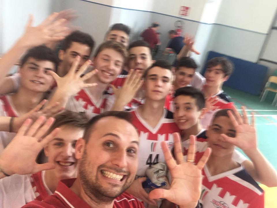 La felicità dei ragazzi del Volley Prato