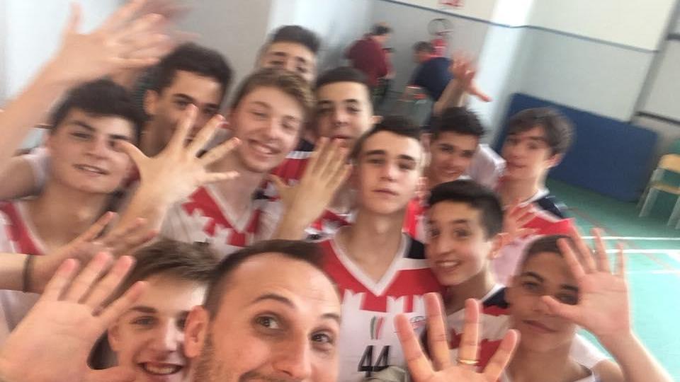 La felicità dei ragazzi del Volley Prato