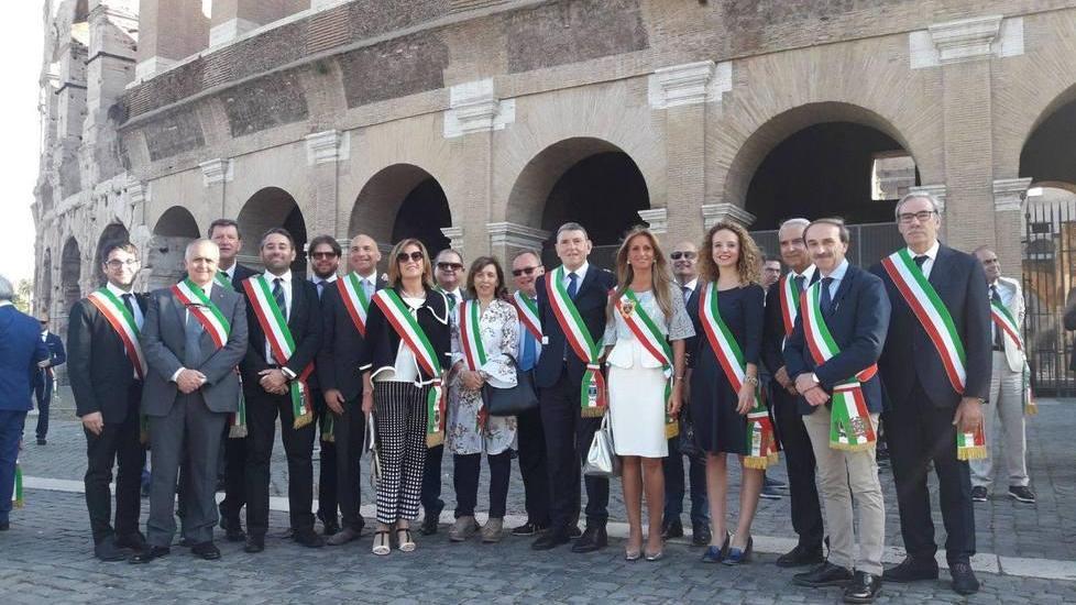 Delegazione di sindaci a Roma