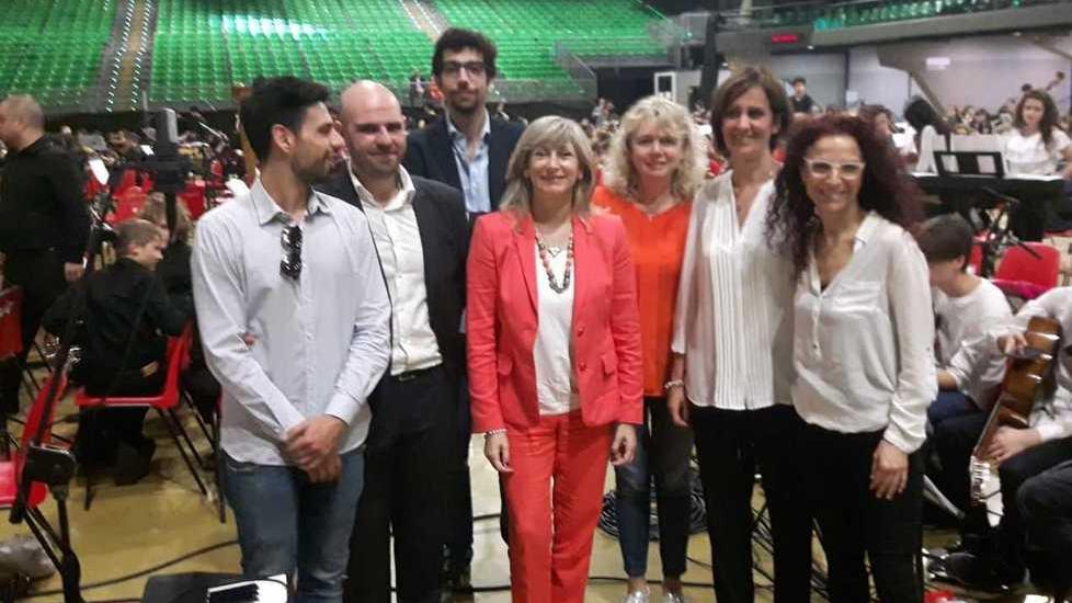 Gli alunni lucchesi al Mandela Forum