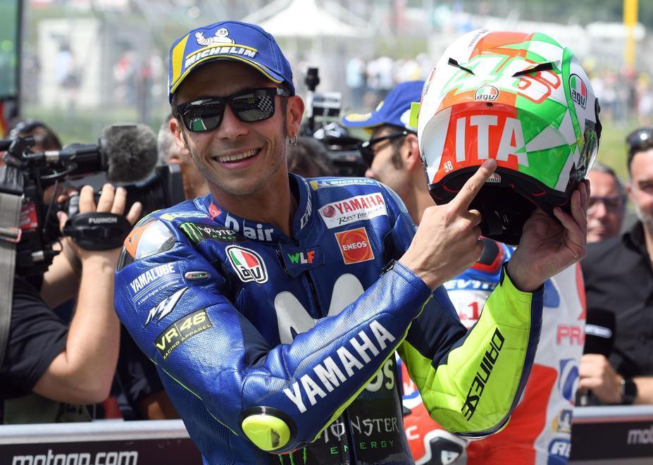 Festa Italia con Rossi in pole al Mugello 