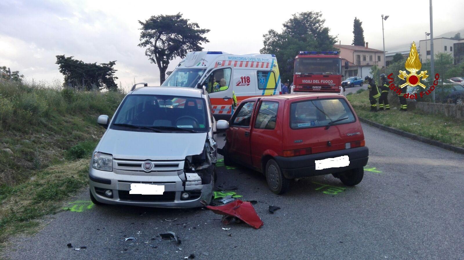 Un'immagine dell'incidente