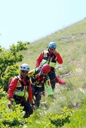Biker ed escursionista portati in salvo dal Soccorso alpino