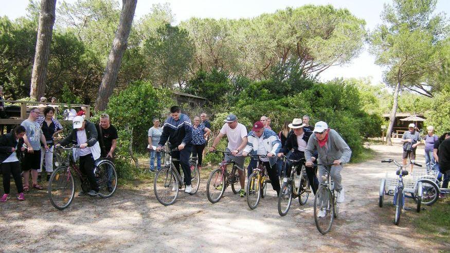 Sessanta partecipanti alla pedalata alla Sterpaia